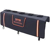 VEVOR Upgraded Tailgate Bike Pad - Tailgate Protection Cover for Mountain Bike on Most Full-Size Trucks, with Reflective Strips and Tool Pockets