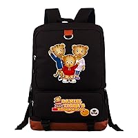 Unisex Daniel the Tiger's Daypack-Waterproof Students Bookbag Lightweight Durable Rucksack for Travel,Outdoor