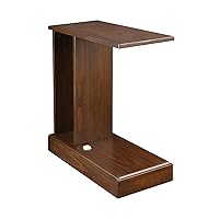 Monroe C-Table Drawer, Concealment Furniture, Mocha, 22.75 in x 10 in x 24 in