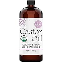 Healing Solutions Oil - Organic Carrier Oil (Bulk 16oz) Pure & Natural - Cold Pressed, Hexane & Chemical Free, Eyelash Serum