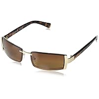 Southpole Men's Sleek Metal UV Protective Rectangular Sunglasses