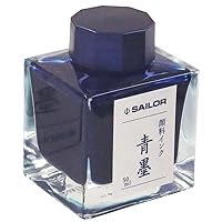Sailor 13-2002-242 Fountain Pen, Pigment Bottle Ink, 1.7 fl oz (50 ml), Blue Ink