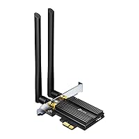TP-Link WiFi 6 AX3000 PCIe WiFi Card for PC with Heat Sink (Archer TX50E), Bluetooth 5.0, 802.11AX Dual Band Wireless Adapter with MU-MIMO, Ultra-Low Latency, Supports Windows 11, 10 (64bit) Only