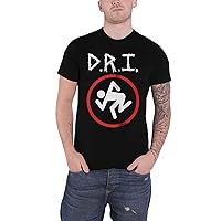 Qanipu Dirty Rotten Imbeciles D.R.I. T Shirt Skanker Band Logo Official Mens Black Size L