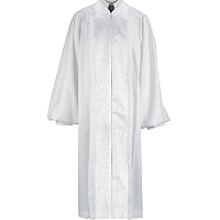 Autom White Pulpit/Pastor Robe Available in Small, Medium, Large, X-large
