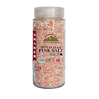 Himalayan Pink Salt, Coarse Salt, Grain, Glass Jar-17.5oz, 1.09 Pound (Pack of 1) (5305)