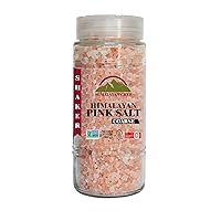 Himalayan Chef Himalayan Pink Salt, Coarse Salt, Grain, Glass Jar-17.5oz, 1.09 Pound (Pack of 1) (5305)