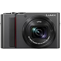 Panasonic LUMIX ZS200D 4K Digital Camera, 20.1MP 1-Inch Sensor, 15X Leica DC Vario-Elmar Lens, F3.3-6.4 Aperture, WiFi, Hybrid O.I.S. Stabilization, 3-Inch LCD, DC-ZS200DS (Silver)