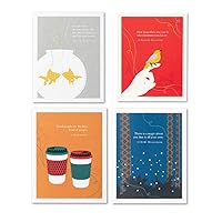 Compendium Positively Green 4-Pack of Thank You Cards - Gratitude