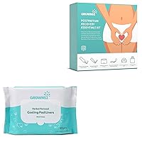 Postpartum Recovery Essentials Kit & 6X Extra Wetness Perineal Cooling Pad Liners