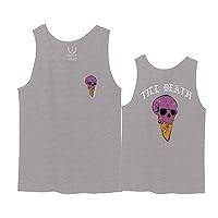 Candy Ice Cream Skull Summer Cool Graphic Till Death Obei Society Men's Tank Top