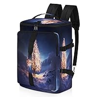 Christmas Tree Snow Colorful (6) Gym Duffle Bag for Traveling Sports Tote Gym Bag with Shoes Compartment Water-resistant Workout Bag Weekender Bag Backpack for Men Women