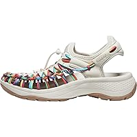 KEEN Women's Uneek Astoria Breathable Lifted Heel Two Cord Casual Water Sandals