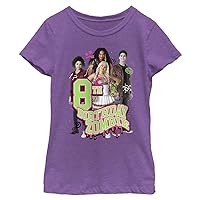 Little, Big Zombies Birthday Group 8 Girls Short Sleeve Tee Shirt