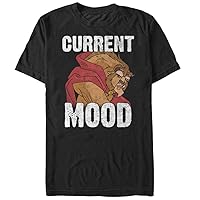 Disney Men's Beauty and The Beast Current Mood Graphic T-Shirt