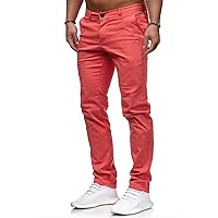 Men's Pants Casual,Fashion Oversize Drawstring Solid Pant Outdoor Basic Stretch Elastic Waist Trousers with Pocket