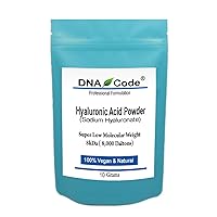 DIY Hyaluronic Acid Powder-Sodium Hyaluronate, Lowest Molecular Weight-8kDa, Cosmetic Grade, Add to Your Own Products