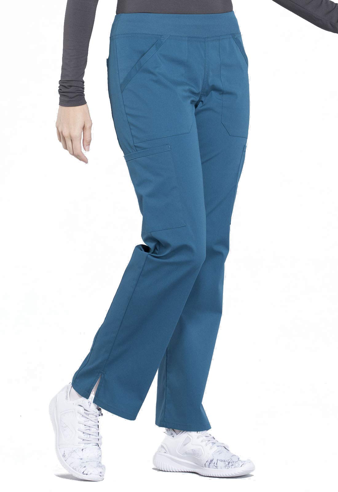 Workwear Professionals Scrubs for Women Pull-On Cargo Pant, Soft Stretch WW170