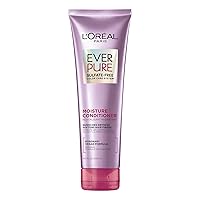 L’Oréal Paris Moisture Sulfate Free Conditioner, Hair Care for Color-Treated Hair with Rosemary Botanicals, EverPure, 8.5 Fl Oz