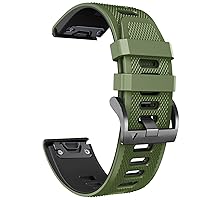 22 26mm Quickfit Watch Strap For Garmin Fenix 7 7X 6 6X Pro 5X 5 Plus 3 3HR Forerunner 935 945 Quick Release Silicone Watch Wristband