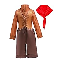 4PCS Toddler Baby Boys Encanto Costume Antonio Outfit Kids Madrigal Prince Halloween Dress Up Cosplay 1-7T
