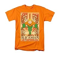 Aquaman Leaping Orange T-Shirt (XL)