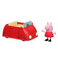 Peppa Pig Peppa's Adventures Little Red Car Toy Includes 3-inch Figure, Inspired by The TV Show, for Preschoolers Ages 3 and Up