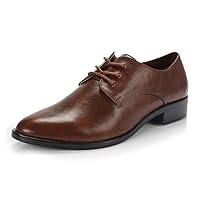 Berry Women's Comfortable Low Heels Casual Oxford Perforated Brogue Daily Shoe