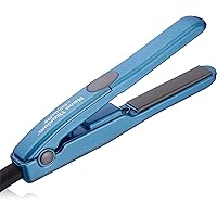 BaBylissPRO Nano Titanium Mini Flat Iron Hair Straightener, 0.5