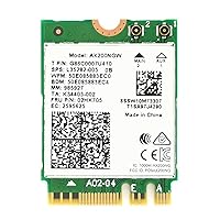 Intel AX200 WiFi 6 Dual-Band Adapter | M.2 Interface 802.11ax for PCs | Up to 2.4 Gbps | Bluetooth 5.2 Enabled | Compatible with Intel, AMD, Windows 10/11, Linux | AX200NGW No vPro (AX200)