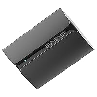 SSD External 2TB USB3.1 Type-C Max Read Speed 560MB/s with USB Type-C Converter Adapter, Shockproof, SE-PSSD01AC-02TB