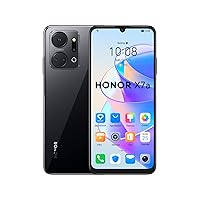 X7a Mobile Phone Unlocked, 6.74-Inch 90Hz Fullview Display, 50MP Quad Camera with 5330 mAh Battery, 4 GB+128 GB, Android 12, Black