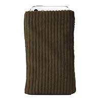 4214 Corduroy Sleeve Smart Phone Pouch for Sony Ericsson Xperia mini pro - 1 Pack - Retail Packaging - Dark Brown