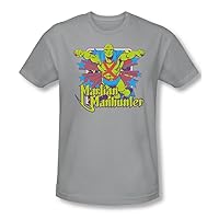 Dc - Mens Manhunter Stars Slim Fit T-Shirt