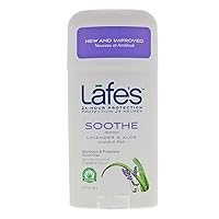 Lafe's Natural Deodorant | 2.25oz Aluminum Free Natural Deodorant Stick for Women & Men | Paraben Free & Baking Soda Free with 24-Hour Protection (Lavender & Aloe, 2.25 Ounce)