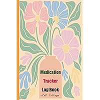 Medication Tracker Log Book: Simple Drugs and Pills Intake Medicine Checklist for Caregivers or Personal Use Daily