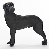Great Dane, Black, Uncropped Original Dog Figurine (4in-5in)