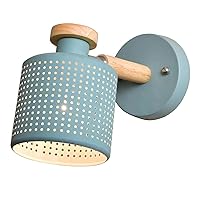 Wall Lamp,Wall Light Fixtures, Nordic Wall Sconce Lamps, Wood Lamp Holder Aisle Lights Corridor Lamp Bedside Reading Light