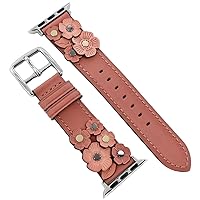 COACH 14700077 Women's Strap Band for Apple Watch 1.5 inches (38 mm), 1.6 inches (40 mm), 1.6 inches (41 mm), Replacement Band