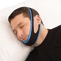 SleepPro™ Anti Snoring Chin Strap - Sleep Aid that Stops Snoring & Ease Breathing - Effective Snore Relief - Snore Stopper Jaw Support - Natural, Comfortable & Adjustable
