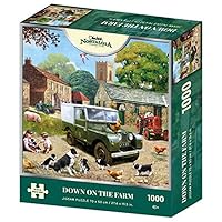 K33012 Nostalgia Down on The Farm 1000 Piece Jigsaw Puzzle
