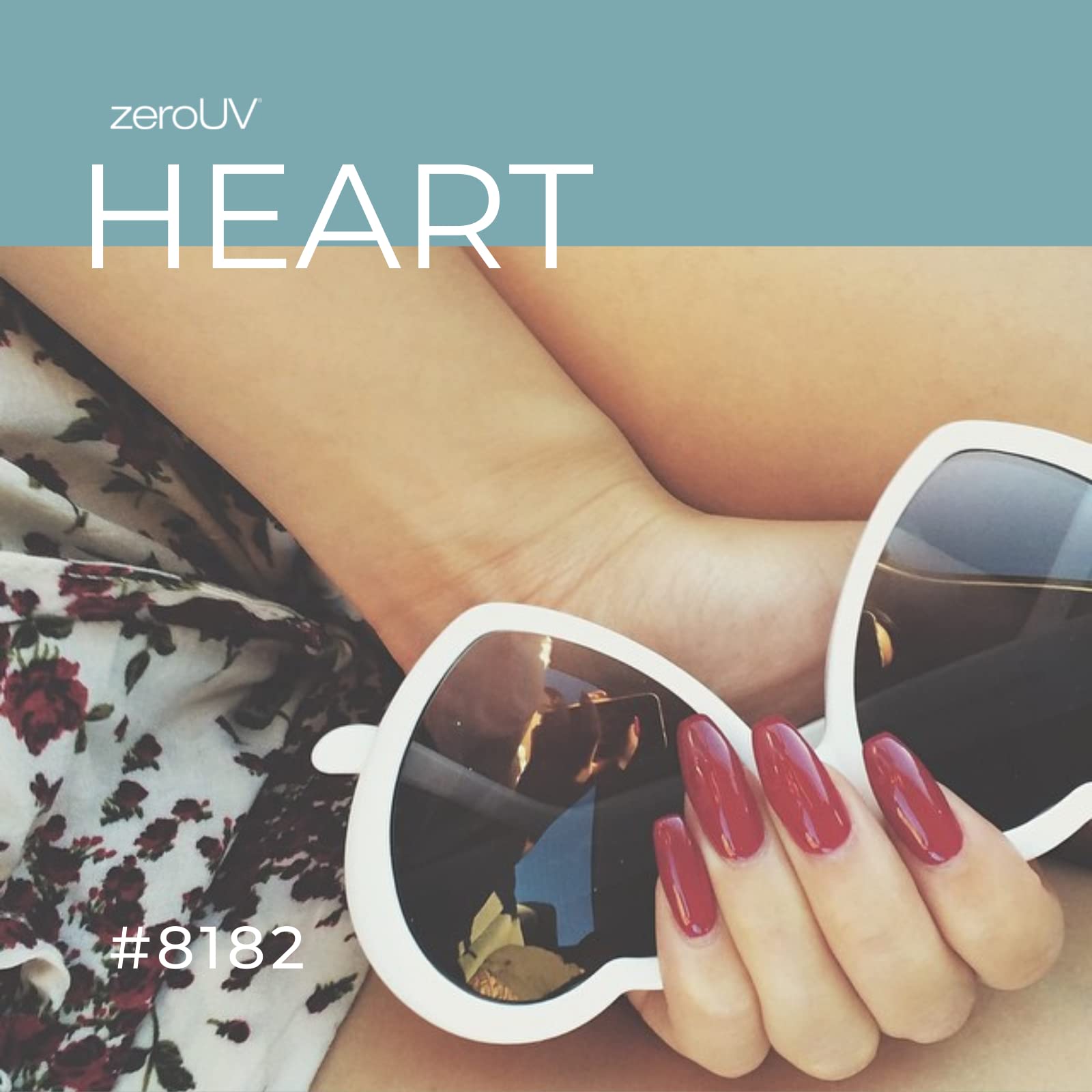 Oversized Heart Shaped Sunglasses UV400 Cute Trendy Love Fashion Eyewear for Women 52mm