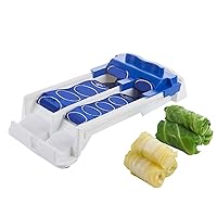 Yuehuam Dolmer Roller Machine, Sushi Roller Vegetable Meat Rolling Tool for Beginners and Children Stuffed Grape & Cabbage Leaves, Kitchen Diy Dolma Roller Sushi Maker