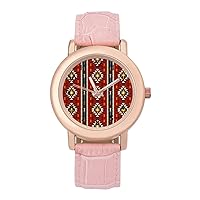Tribal Colorful Geometric Pattern Women's Analogue Quartz Watch Casual Watches Sport Watch Wristwatch