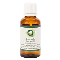R V Essential Pure Amla Oil 15ml (0.507oz)- Emblica Officinalis (100% Pure and Natural Rare Herb Series)