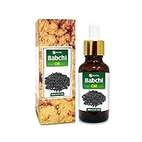 Babchi Oil (Psoralea Corylifolia) 100% Pure & Natural Undiluted Uncut Cold Pressed Carrier Oil | Use for Aromatherapy | Therapeutic Grade (30 ML with Dropper)