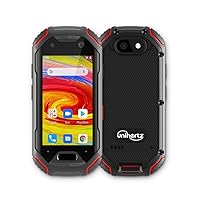 Atom - The World's Smallest 4G Rugged Smartphone with Android 9.0 Pie, Unlocked, 4GB RAM, and 64GB ROM (T-Mobile & Verizon Support)