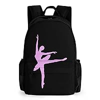 Cartoon Dancing Ballet Travel Laptop Backpack for Men Women Casual Basic Bag Hiking Backpacks Work