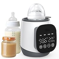 Baby Bottle Warmer 2-6 Minutes Quick Heating, 7-in-1 Baby Bottle Warmer for Breast-Milk and Formula Milk Powder, Rapid Heating Disinfection Thawing and Other Functions, 24 Fours Constant Temperature