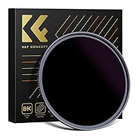 K&F Concept 55mm ND100000 ND Camera Lens Filter,16.6-Stops Fixed Neutral Density Filter with 28 Multi-Layer Coatings Waterproof & Scratch Resistant (Nano-X Series)